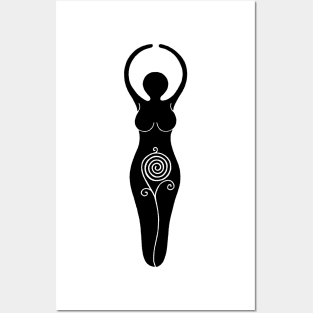 Spiral Goddess Posters and Art